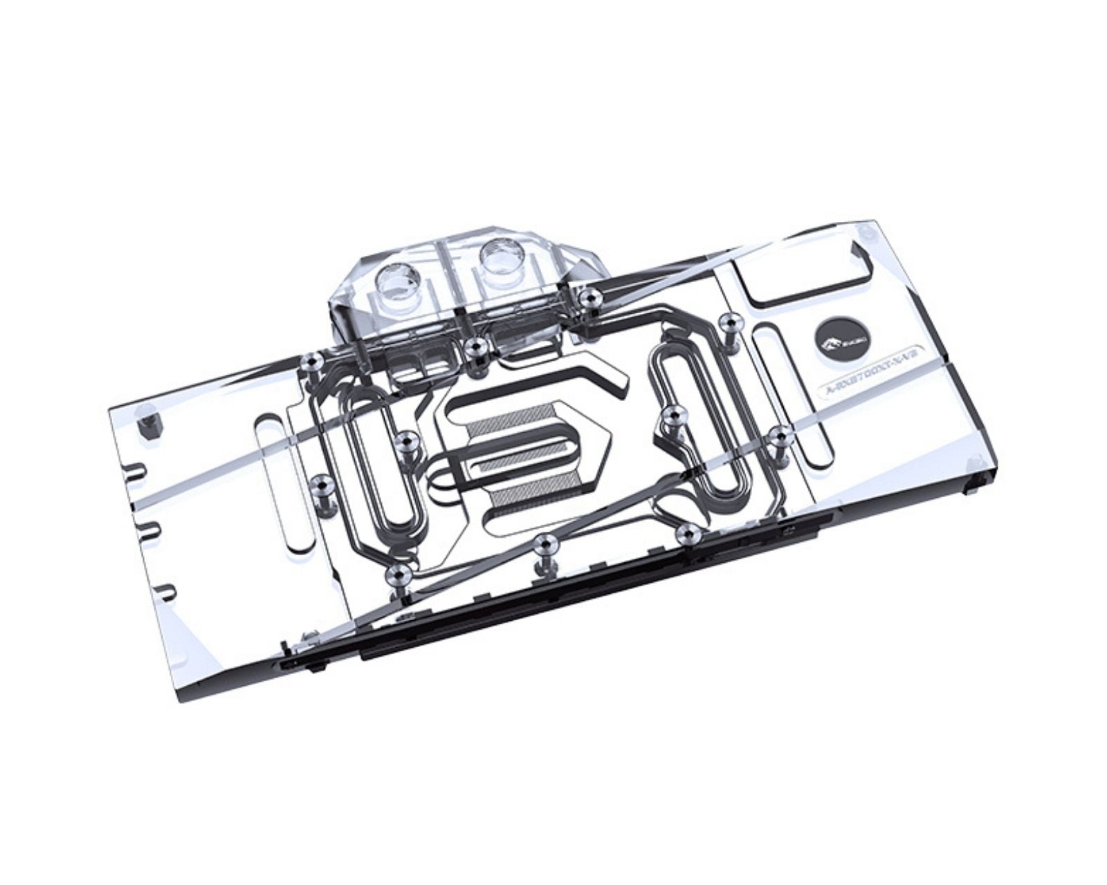 Bykski Full Coverage GPU Water Block and Backplate For  AMD/Sapphire/XFX/Dataland Radeon RX6700XT (A-RX6700XT-X-V2)