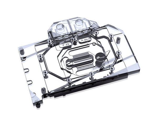 Bykski Full Coverage GPU Water Block and Backplate For GIGABYTE GeForce RTX 4060 TI GAMING OC 8G/16G (N-GV4060TIGMOC-X)