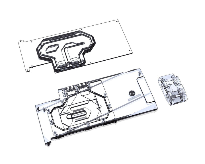 Bykski Full Coverage GPU Water Block w/ Integrated Active Backplate for EVGA RTX 3090 Kingpin (N-EV3090KP-TC)