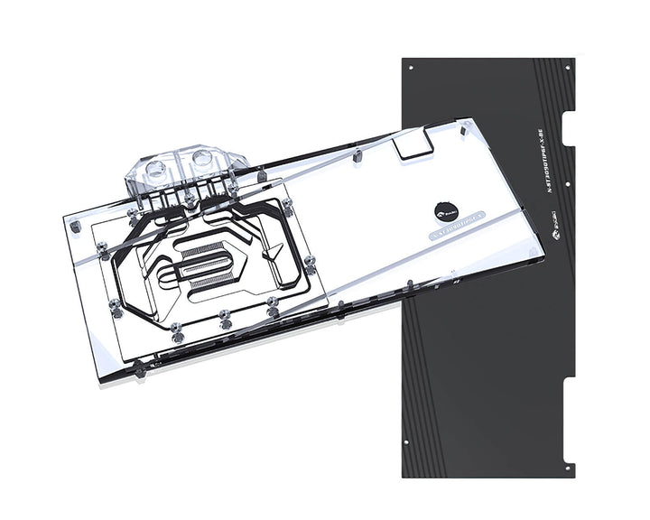 Bykski Full Coverage GPU Water Block and Backplate for Zotac RTX 3090Ti 24G6X PGF OC (N-ST3090TIPGF-X)