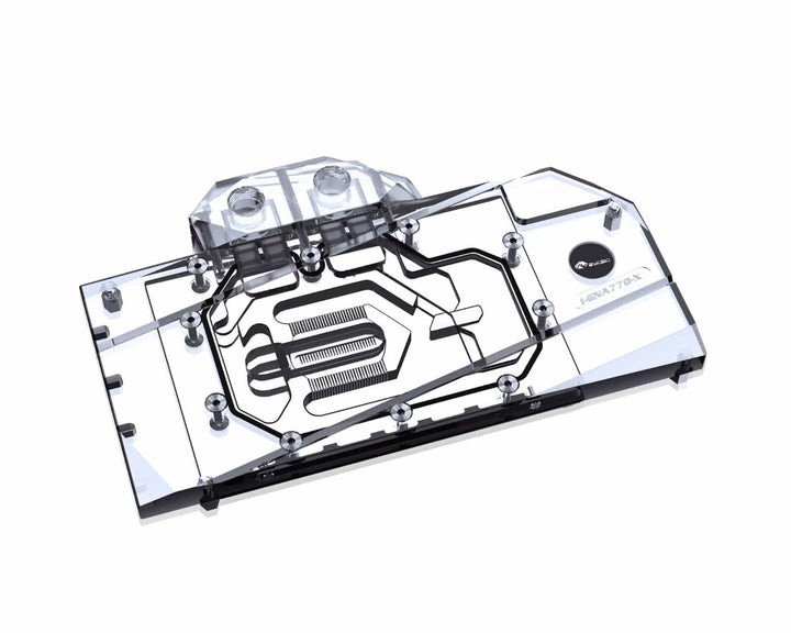 Bykski Full Coverage GPU Water Block and Backplate for GUNNIR Intel Arc A770 Flux 8G OC (I-GNA770-X)