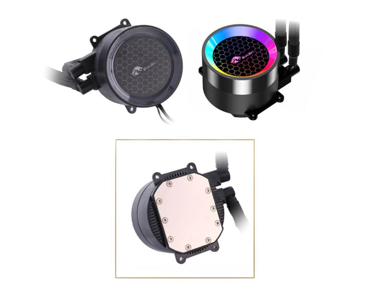 Bykski AIO Integrated Liquid CPU Cooler w/ A-RGB - 120mm (B-FRD120-RBW)