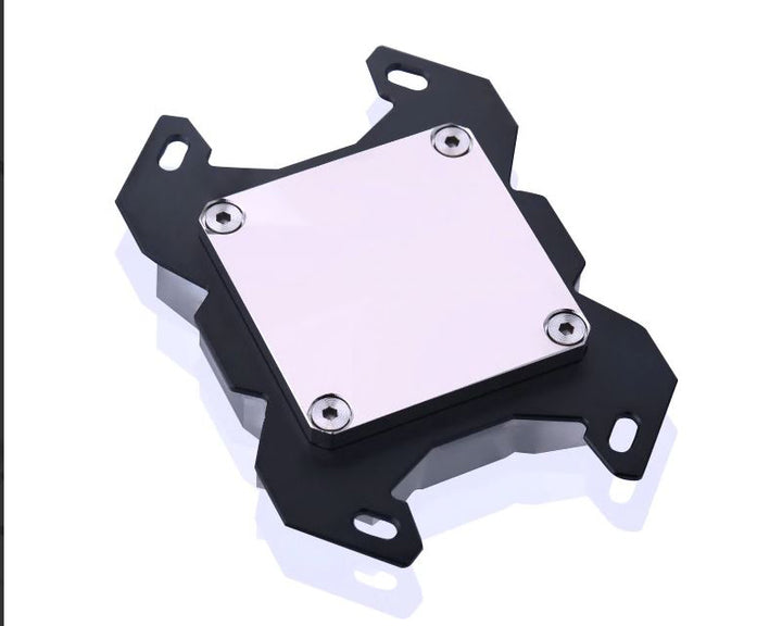 Bykski CPU-XPH-T8 CPU Water Cooling Block - Full Metal - Nickel Plated - Black Accent (AM4 / AM3 / AM2 / FM2 / FM1)