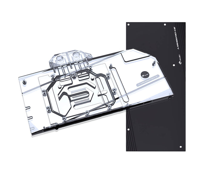 Bykski Full Coverage GPU Water Block and Backplate for Asrock RX6900 XT OC Formula 16G (A-AR6900XTOCF-X)