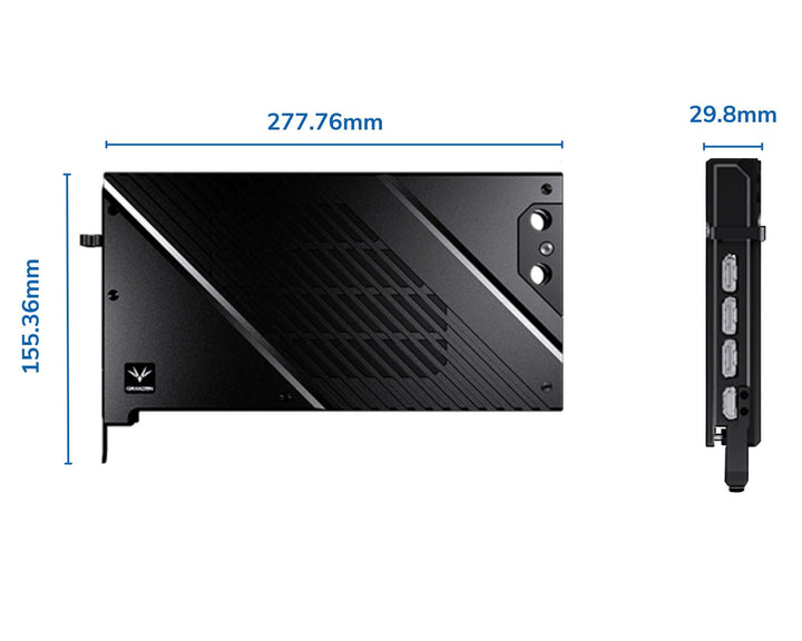 Granzon Full Armor GPU Water Block and Backplate For MSI GeForce RTX 4090 VENTUS 3x 24G OC (GBN-MS4090VES)