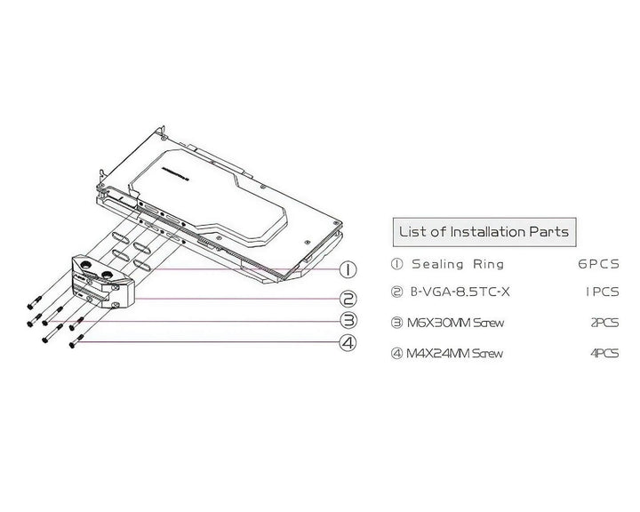 Bykski Full Coverage GPU Water Block w/ Integrated Active Backplate for EVGA RTX 3080/3090 FTW3 Ultra Gaming (N-EV3090FTW3-TC-V2)