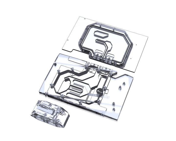 Bykski Full Coverage GPU Water Block w/ Integrated Active Backplate for NVIDIA GeForce RTX 3090 Founders Edition (N-RTX3090FE-TC-V2)