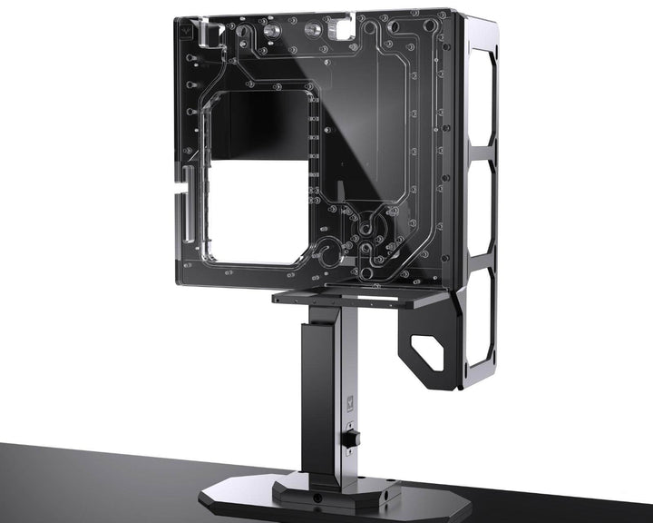 Granzon G10 Liquid Cooling Distro Show Case - Desk Mounted Open-Air Design for High-Performance Cooling - No Thanks