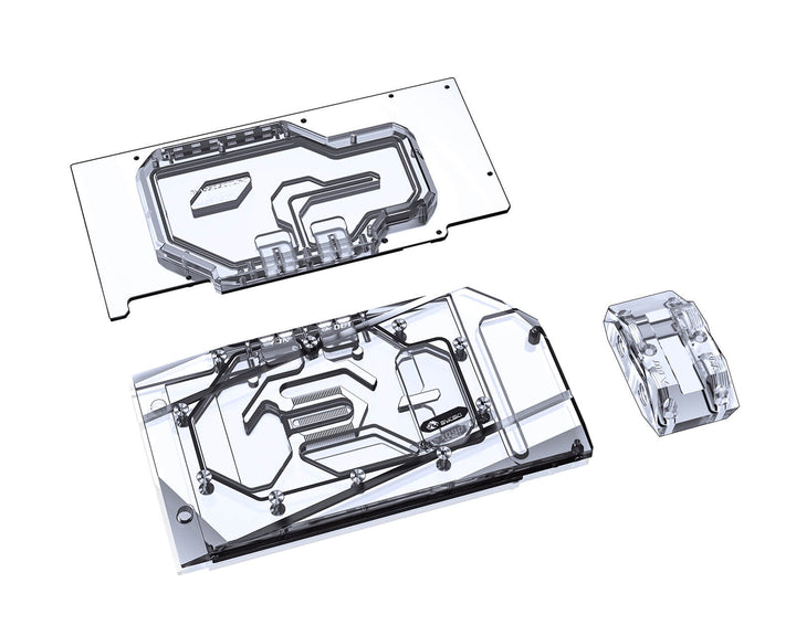 Bykski Full Coverage GPU Water Block w/ Integrated Active Backplate for ASUS TUF RTX 3090 (N-AS3090TUF-TC)