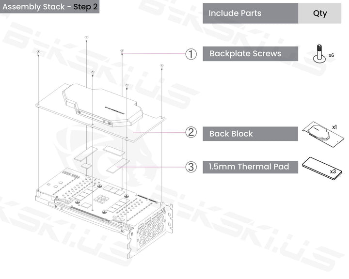 Bykski Full Coverage GPU Water Block w/ Integrated Active Backplate For Colorful iGame Battle-Axe GeForce RTX 3090 24G/3080TI/3080 (N-IG3090ZF-TC-V2)