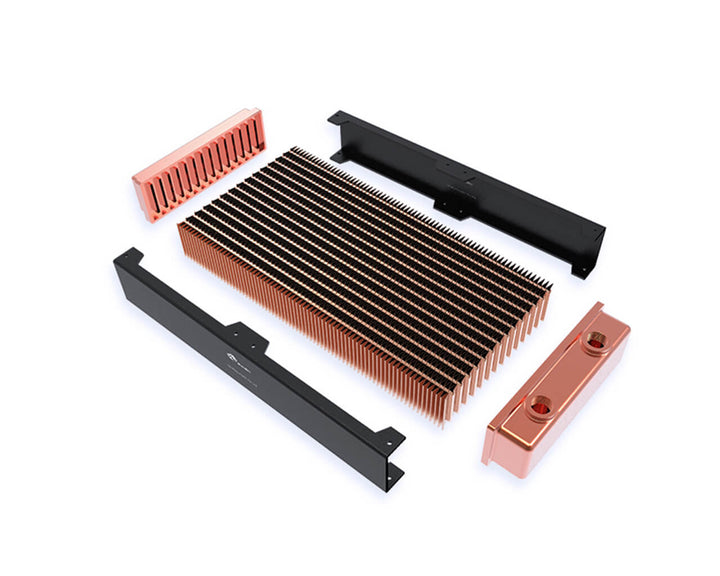 Bykski 240mm x 40mm RC Series Radiator, 120mm x 2, Dual Fan (CR-RD240RC-TK-V2)