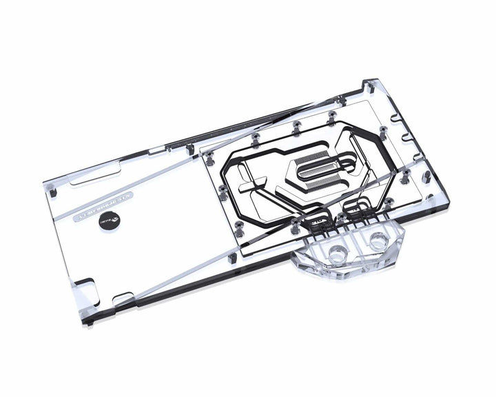 Bykski Full Coverage GPU Water Block and Backplate for EVGA RTX 3090Ti FTW3 Ultra Gaming (N-EV3090TIFTW3-X)