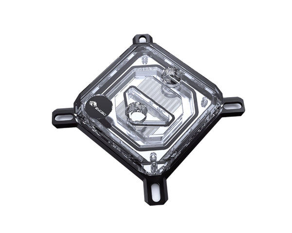 Bykski CPU-XPR-C-I High-Efficiency CPU Water Cooling Block - Featuring High Flow Optimized 0.2mm Fins - Clean Design - for Intel LGA 1200/1700 - 115x - 2011/2066 - Black