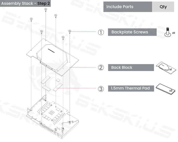 Bykski Full Coverage GPU Water Block w/ Integrated Active Backplate for NVIDIA GeForce RTX 3090 Founders Edition (N-RTX3090FE-TC-V2)