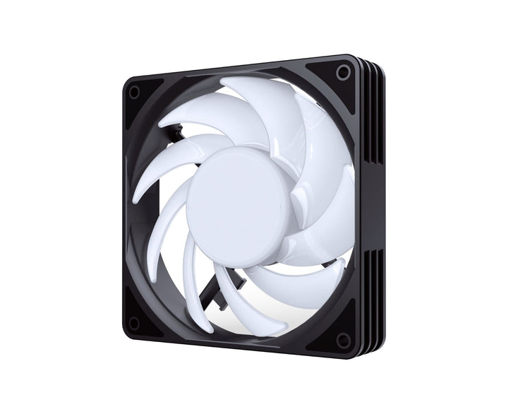 Bykski 9 Blade High Volume 120mm PWM - 5V Addressable RGB(RBW) LED Fan - 3000 RPM / 101.65 CFM / 45.6 DBA (CF-RBW3000EX-X)