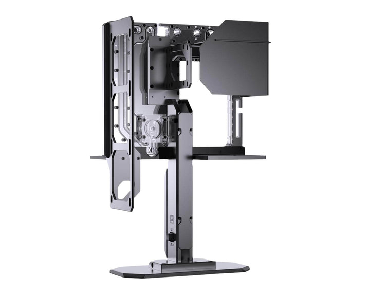 Granzon G10 Liquid Cooling Distro Show Case - Desk Mounted Open-Air Design for High-Performance Cooling - No Thanks