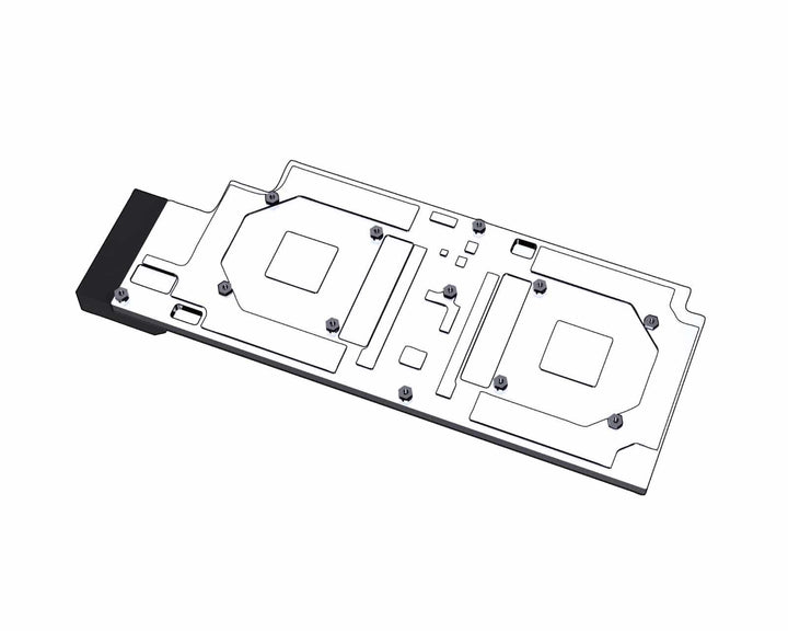 Bykski Metal/POM GPU Water Block for LEADTEK TESLA K80M (N-TESLA-K80-X-V2)