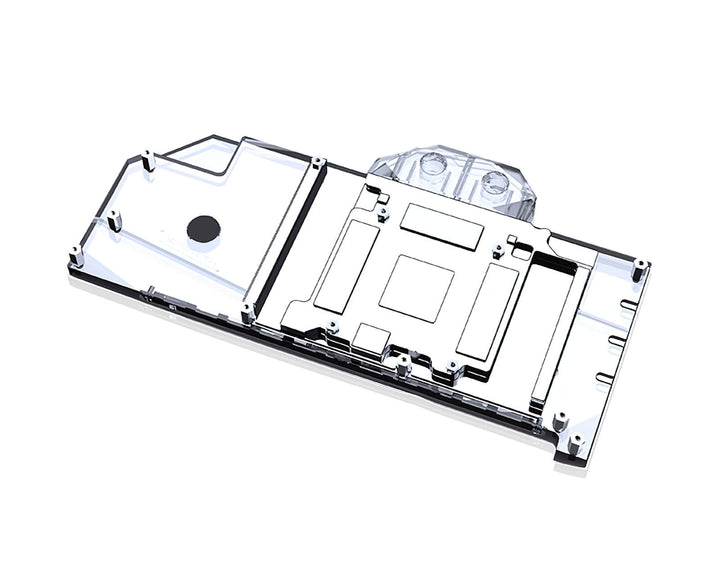 Bykski Full Coverage GPU Water Block and Backplate for EVGA RTX 3080 XC (N-EV3080XC-X)