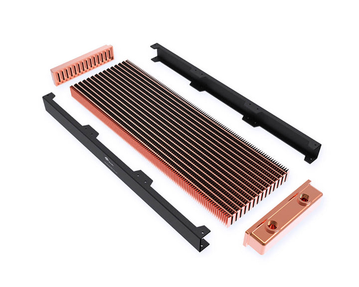 Bykski 360mm x 30mm RC Series Radiator, 120mm x 3, Triple Fan (CR-RD360RC-TN-V2) - Black