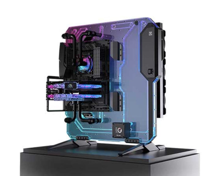 Granzon G20 Liquid Cooling Distro Show Case - Innovative Open-Air Design for Optimal Cooling - No Thanks