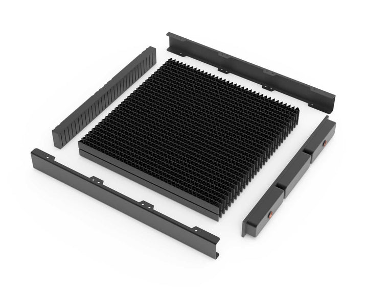 Bykski 1080mm x 46mm RD Series Radiator, 120mm x 9, Nine Fan (B-RD1080TK-V2)