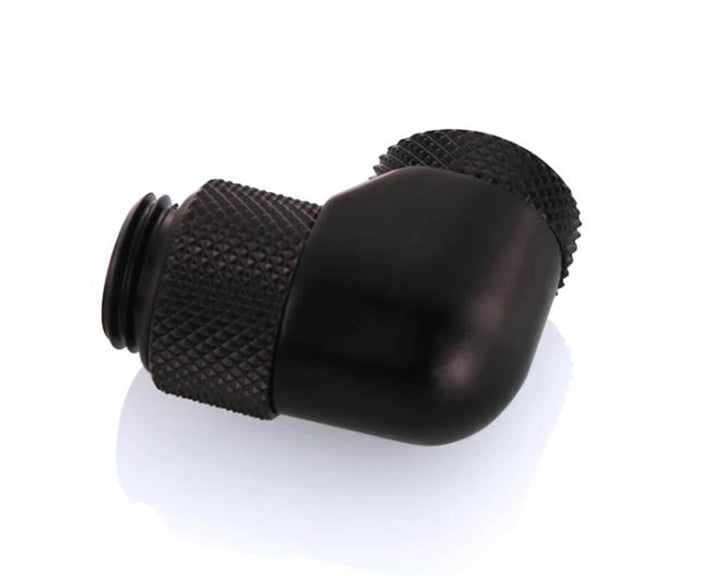 Bykski G 1/4in. Male to Female 90 Degree Dual Rotary Elbow Fitting (B-DTSO-RD90) - Black