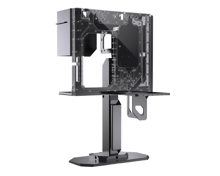 Granzon G10 Liquid Cooling Distro Show Case - Desk Mounted Open-Air Design for High-Performance Cooling - No Thanks