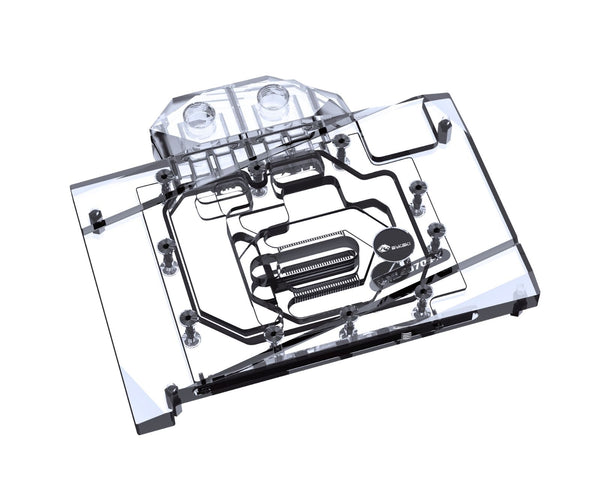 Bykski Full Coverage GPU Water Block and Backplate For Manli GeForce RTX 4070 Super (SELECT MODELS ONLY) (N-ML4070S-X)