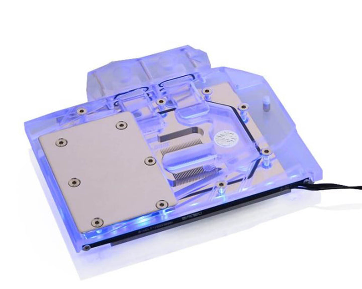 Bykski Full Coverage GPU Water Block For  MSI GTX 1660 / RTX 2060 Ventus - Clear (N-MS2060VTS-X)