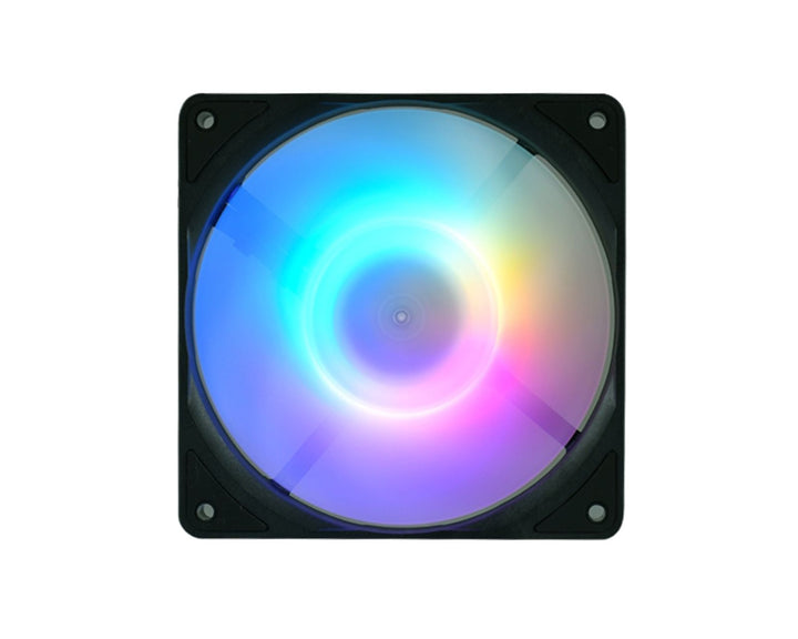 Bykski 9 Blade High Volume 120mm PWM - 5V Addressable RGB(RBW) LED Fan - 3000 RPM / 101.65 CFM / 45.6 DBA (CF-RBW3000EX-X)