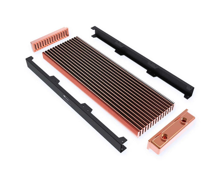 Bykski 360mm x 30mm RC Series Radiator, 120mm x 3, Triple Fan (CR-RD360RC-TN-V2) - White