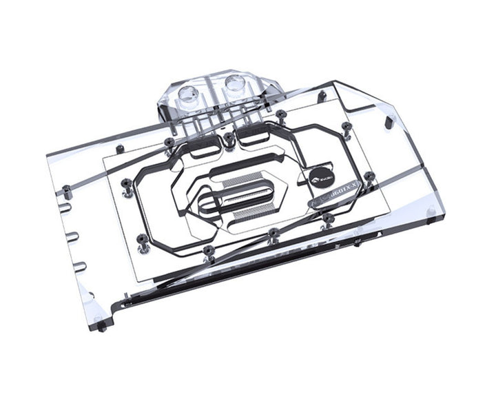 OPEN BOX:Bykski Full Coverage GPU Water Block and Backplate For ASUS ATS RTX 4060 Ti GAMING MEGALODON OC/ TX 4060 Gaming (N-AS4060TX-X)