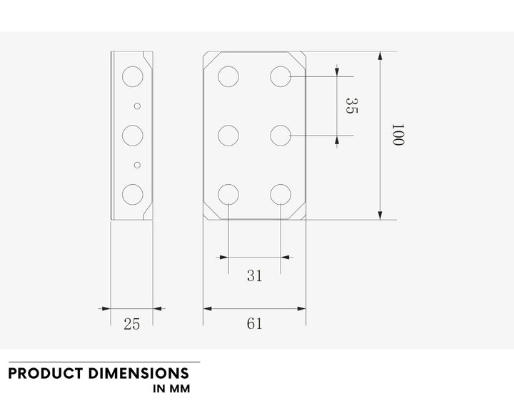 Bykski Versatile POM Fluid Distribution/Routing Block Engineered For 24-Hour Reliability (B-DP-4WAY-X)