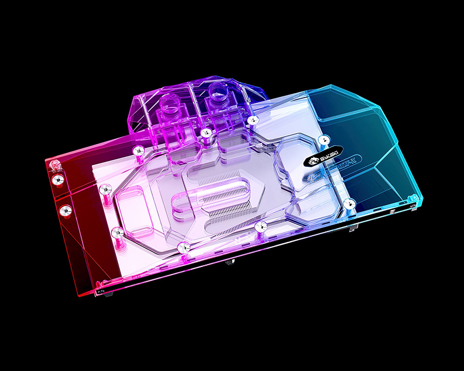 Bykski Full Coverage GPU Water Block and Backplate for Colorful iGame  Battle-Axe RTX 3090/3080 (N-IG3090ZF-X)