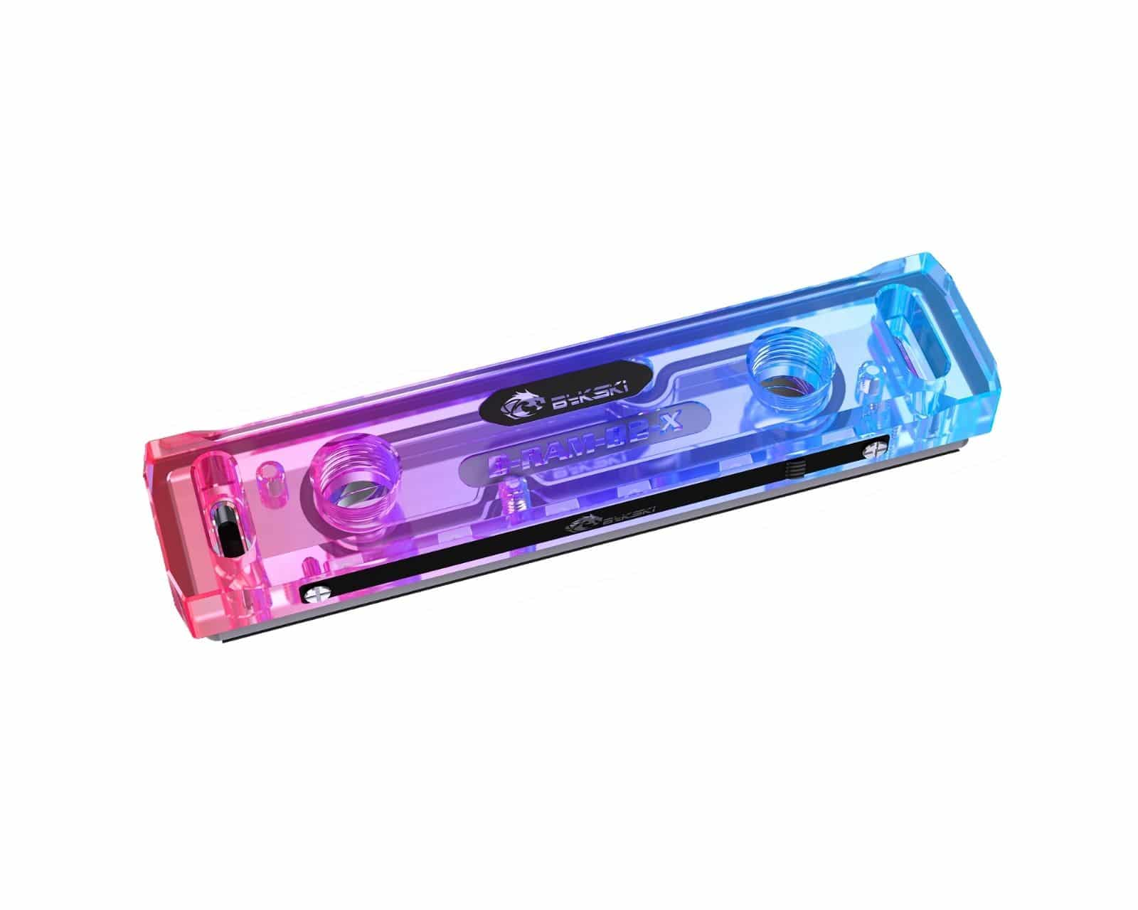 Bykski Dual Channel Memory Water Block - Symphony Edition w/ 5v Addressable  RGB (RBW) (B-RAM-D2-X)