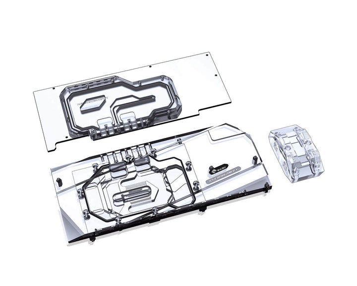 Bykski Full Coverage GPU Water Block w/ Integrated Active Backplate for GALAXY RTX 3090 GAMER (N-GY3090GAMER-TC)